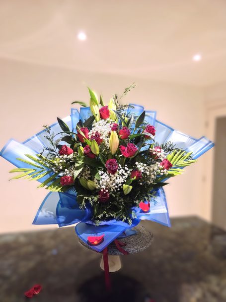 12. Sapphire Rose Embrace